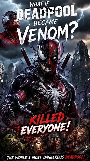 What If Deadpool Became Venom?😱💀 | Marvel’s Most Dangerous Symbiote Ever 🔥 #marvel #deathpool