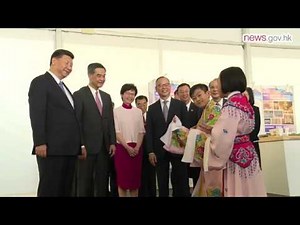 President visits cultural district (29.6.2017)