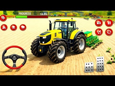 Ultimate Farming Simulator Gameplay 🚜 | Realistic Tractor Planting & Crop Farming 4K