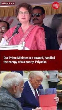 Our energy security has been handed over to US: Priyanka Gandhi