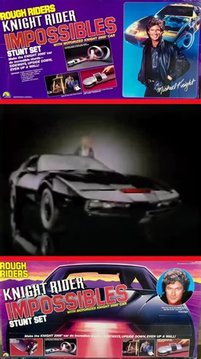 The Knight Rider Toy That Defied Gravity — 80s Kids Will Remember THIS! Buckle up, nostalgia fans — because the Rough Riders Knight Rider Impossibles Stunt Set is BACK in your feed like a turbo-boost straight from 1984. This motorised KITT didn’t just drive… it climbed walls, looped around furniture, twisted through insane track setups and made every kid feel like Michael Knight himself. If you remember the smell of those AA batteries overheating, the roar of that tiny motor, and KITT flying ups