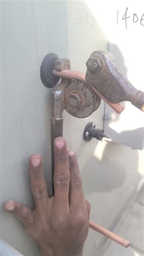 VRV system AHU 3/8 pipe bending 🔥👍#hvactechnician #daikinairconditioning