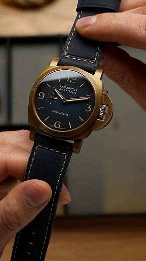 First-ever Panerai Luminor Marina Bronzo! New PAM01678 #luxurywatches #watches #panerai