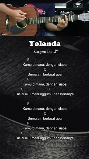 Yolanda - Kangen Band | Tutorial Chord Gitar Mudah dan Lirik #chordgitar