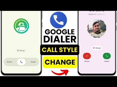 How to Change Google Dialer Style? | Single Tap to Answer? | Fix Swipe Issue Fast! 🚀