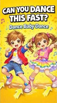 Dance Music // Dance Baby Dance 🕺 Kids Dance Song | Fun Rap Song for Children | Action Dance Video