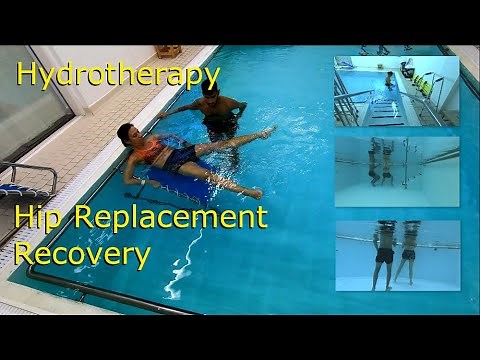 Hip Replacement Surgery - First Hydrotherapy Session