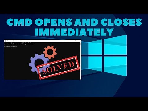 Troubleshooting Command Prompt: cmd opens and closes immediately