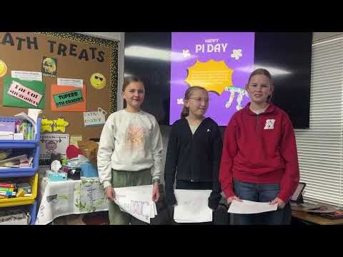 6th grade Pi day songs. Avery, Lauren, Maggie. 3-27-26