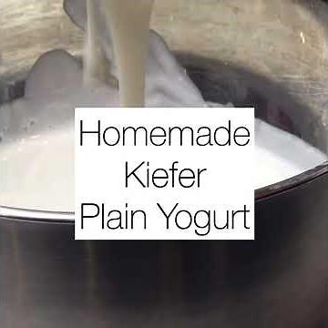 Homemade KEFIR YOGURT