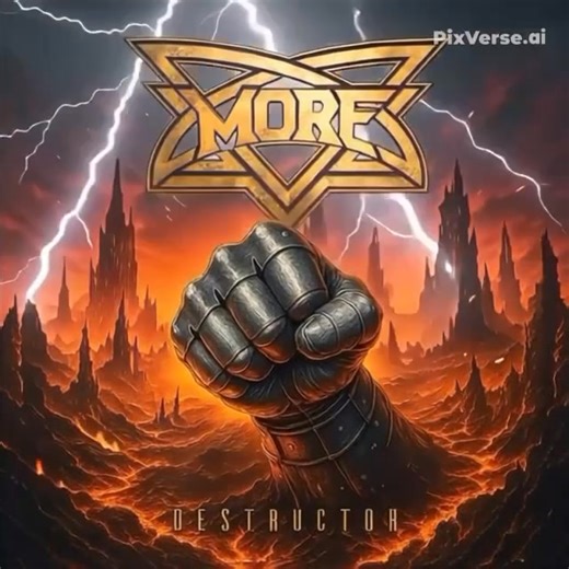 Our latest album “Destructor” is available for purchase and shipping worldwide as pre-release, hand signed limited edition digipack exclusively from our web store http://moreofficialstore.square.site/ | MORE