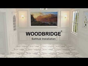 WOODBRIDGE Standard Freestanding Bathtub Installation Video