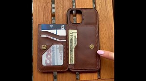 IPhone 12 Leather Case Plus Wallet, iPhone 12 Pro Max Magnet Case, Personalized Fathers Day Gift iPhone 12 Mini Cover With Card Holder Camel - Etsy