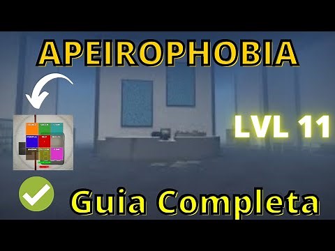 ¿Cómo Completar El Nivel De Los Códigos De Colores? | APEIROPHOBIA | LEVEL 11 | GUIA COMPLETA | 2023