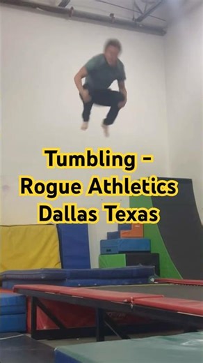 GYMNAST TRAINING BACKFLIPS Tumbling Trampoline Circus Fitness