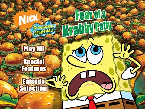 SpongeBob SquarePants | "Fear of a Krabby Patty" [DVD Menu + Bonus Comic!]