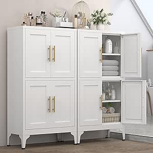 44.49" H Metal Pantry