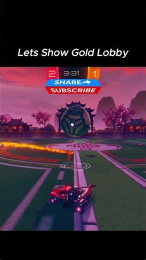 The Most Normal Gold Lobby. 😂 #rocketleague #shorts #shortvideo #gaming