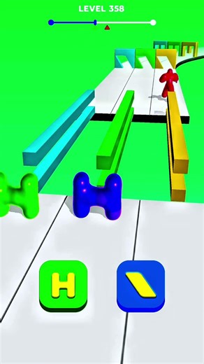 Blob Shifter 3D Level 358 | Jivan Gaming #shorts #shortfeed #games #gameplay