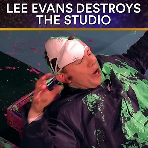 885K views · 4.9K reactions | Lee Evans gives the studio a lick of paint! | The Jonathan Ross Show | Facebook