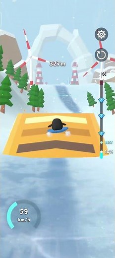 Snow Rider 3D World Record Run! 😱 Crazy Distance Challenge #gaming #gamers