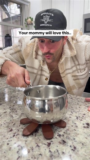 These wooden foldable trivets are the cutest way to protect your counters and upgrade your kitchen aesthetic. They open into a full trivet, then fold back into a decorative little tree. Such a perfect holiday gift or hostess gift. #kitchengadgets #holidayhostessgift #kitchenmusthaves #NewArrivalsSurge #tiktokshopholidayhaul