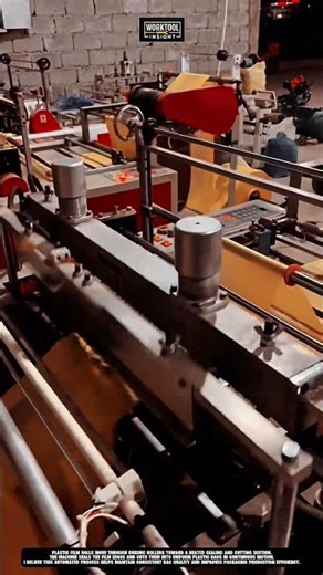 Producing Plastic Bags Using Automatic Film Sealing Machine | best for Packaging #tool