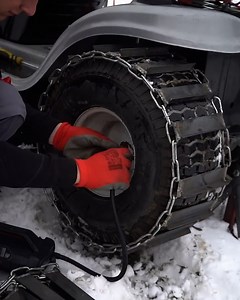 119K views · 317 reactions | Homemade Extreme Snow Chains For Lawn Tractor | DIY & Crafts | Facebook