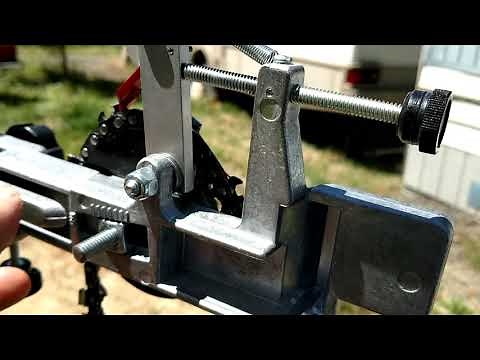 Simington 451C Chain Grinder setup