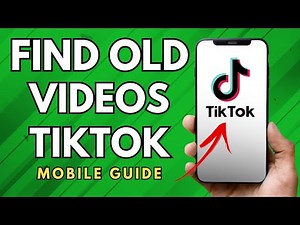 How To Find Old Videos On TikTok - (Simple Guide!)