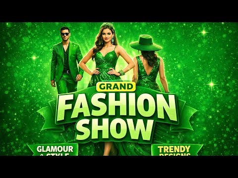 Behind the scenes fashion show