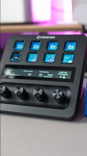 How to control OBS with one hand🤚Streamdeck 💙#obs #elgato #streamdeck #streamerlife