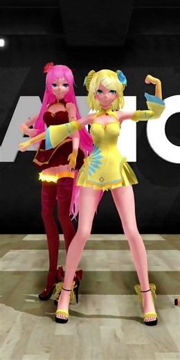 [MMD] Fan dance No.12 Rin Luka (Motion DL)