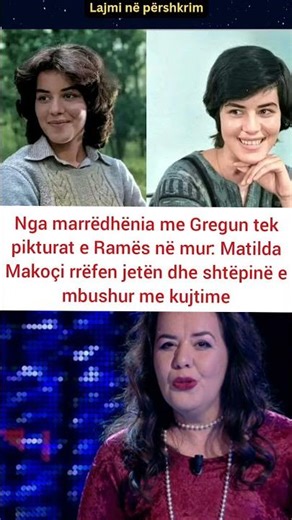 Nga marrëdhënia me Gregun tek pikturat e Ramës në mur: Matilda Makoçi rrëfen jetën