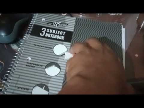 How to open a notebook