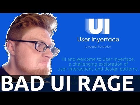 BAD USER INTERFACE / UI EXPERIENCE