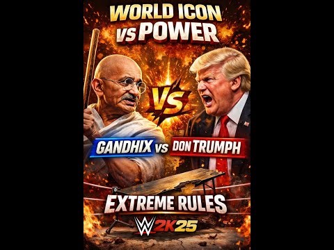 🔴GandiX vs Don Trumpt | Extreme Rules Match | WWE 2K25 Dream Face Off LIVE 🔥 🔥