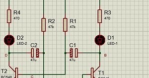 Astable Multivibrator Using Transistors