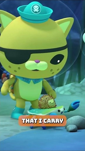 "I gotta a lot of points, I'm an Urchin" 🦀🪸 | Underwater Sea Education | #shorts #octonauts