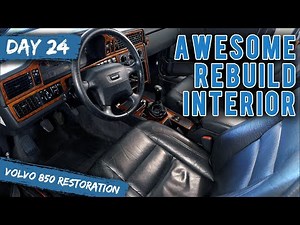 Volvo 850 Restoration - Finishing Up The Dash And Installing The Center Console & Seats