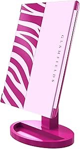 GLAMFIELDS LED Lighted Makeup Mirror, Vanity Mirror with Lights (Rose)