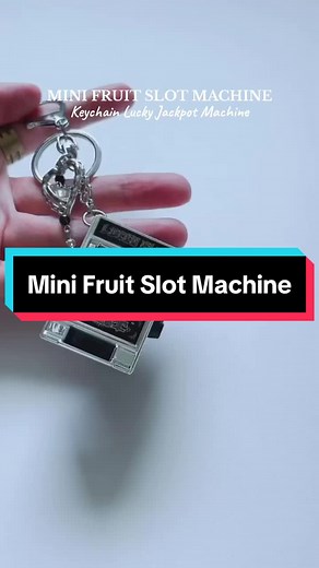 Mini Fruit Slot Machine Keychain: Fun and Lucky Charm