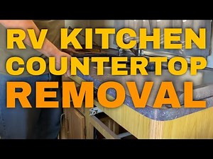 RV Kitchen Renovation: Remove RV Kitchen Countertop