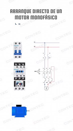 Arranque directo de un motor monofásico: Guía completa cursos