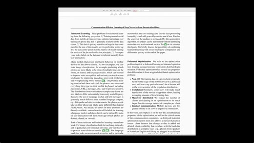 联邦学习论文精读之《Communication-Efficient Learning of Deep Networks from Decentralized》1