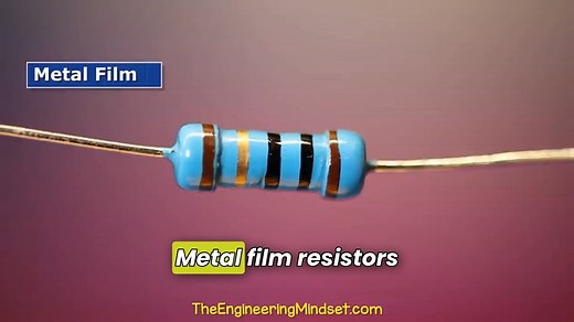 31K views · 453 reactions | Learn how metal film resistors work and how to read the color stripes #electronics #engineer #electrical #stem | The Engineering Mindset | Facebook