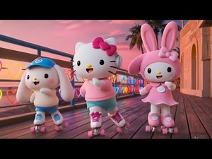 🌈 Happy Song for Kids and Baby 🎶 | Hello Kitty Dance & Roller Skating Fun | Cute 4K Video Animation