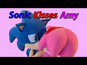 Sonic Plush: Sonic Kisses Amy for the First Time