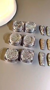 Diamonds for your nails! 💎 Can't stop, won't stop loving our new Reflective Glitter Powder. Mesmerizing sparkle for any occasion. Everyday is a chance to shine. ✨ Now available in our Nail Art Collection. 🛍️ #nailsoftheday #glitternails #rossiturns5 #nailaccessories #nailgame | ROSSI Nails