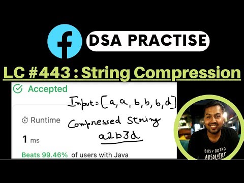 LC: 443 || String Compression || Can you find its correct Time Complexity?